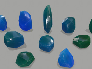 Crystal set 3D Model