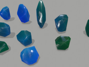 Crystal set 3D Model