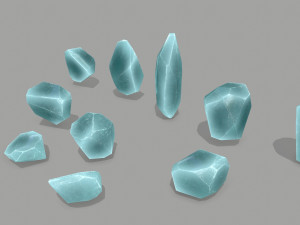 Crystal set 3D 모델