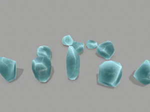 Crystal set 3D Model