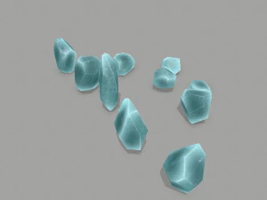 Crystal set 3D Model
