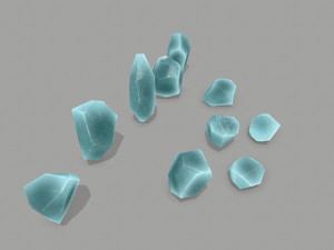 Crystal set 3D 모델