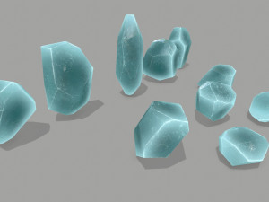 Crystal set 3D 모델