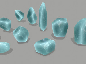 Crystal set 3D 모델