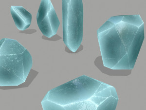 Crystal set 3D 모델