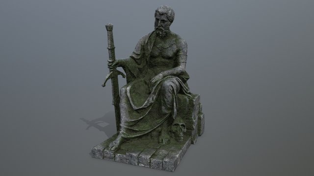 Statue Modello 3D .c4d .max .obj .3ds .fbx .stl .blend 