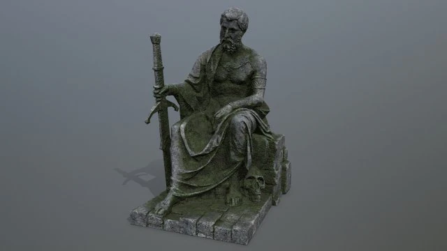 Statue 3D Model .c4d .max .obj .3ds .fbx .stl .blend