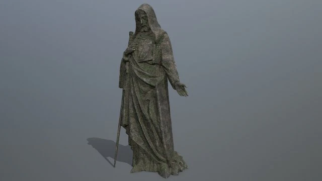 Statue 3D Model .c4d .max .obj .3ds .fbx .stl .blend