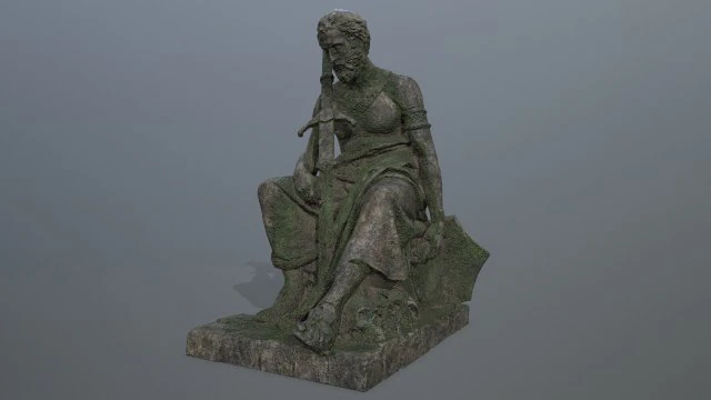 Статуя 3D Модель .c4d .max .obj .3ds .fbx .stl .blend 