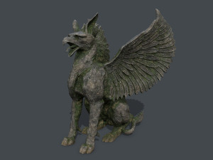 Statue Creature 3D Model