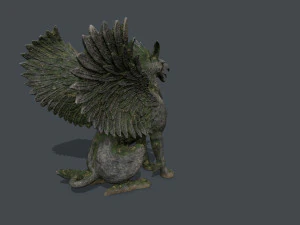 Criatura Est&aacute;tua Modelo 3D
