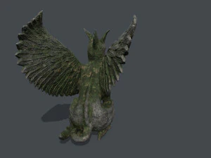 Criatura Est&aacute;tua Modelo 3D