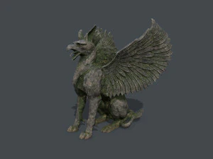 Criatura Est&aacute;tua Modelo 3D