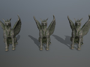 Statue Creature 3D Model