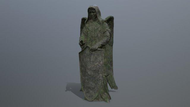 Angel statue Modelo 3D .c4d .max .obj .3ds .fbx .stl .blend 