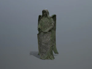 Est&aacute;tua de anjo Modelo 3D