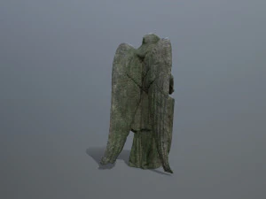 Est&aacute;tua de anjo Modelo 3D