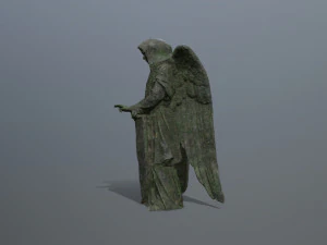 Est&aacute;tua de anjo Modelo 3D