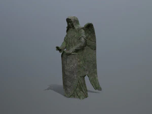 Est&aacute;tua de anjo Modelo 3D