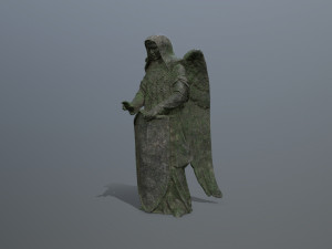 Angel statue Modelo 3D