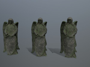 Angel statue Modelo 3D