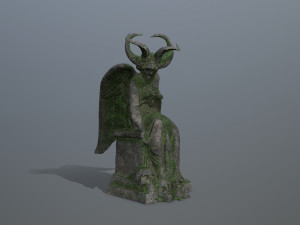 Angel statue Modelo 3D