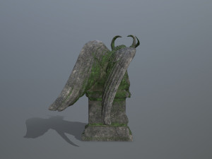 Angel statue Modelo 3D