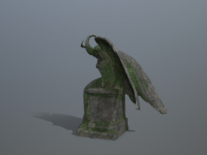 Angel statue Modelo 3D