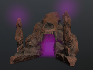 Skull gate 3D Модель