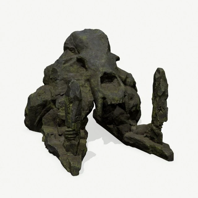 Skull gate 3D Model .c4d .max .obj .3ds .fbx .stl .blend