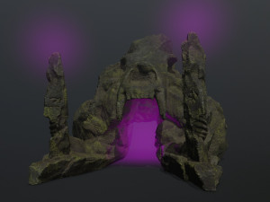 Skull gate Model 3D