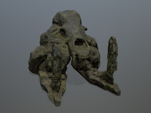 Skull gate Model 3D