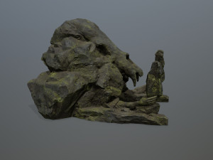 Skull gate Model 3D