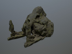 Skull gate Model 3D
