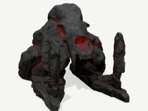 Gerbang tengkorak Model 3D