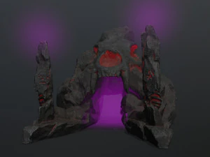 Skull gate 3D Model