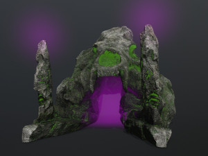 Skull gate 3D 模型