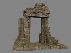 Rock Gate 3D Model