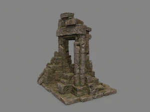 Rock Gate 3D Model