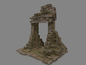 Rock Gate 3D Model