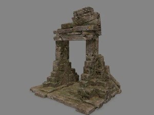 Rock Gate 3D Model
