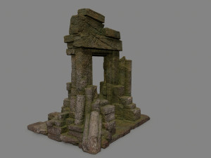 Rock Gate 3D Model