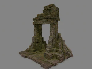 Rock Gate 3D Model