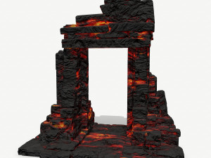 Ruin Gate 3D Model