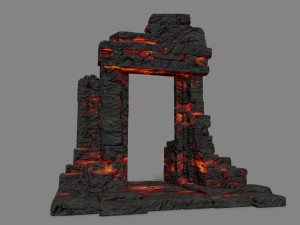 Ruin Gate 3Dモデル