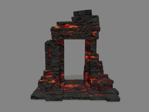 Ruin Gate 3Dモデル