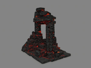 Ruin Gate 3Dモデル