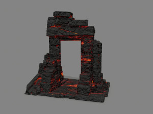 Ruin Gate 3Dモデル