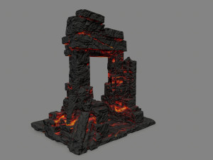 Ruin Gate 3Dモデル