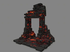 Ruin Gate 3Dモデル